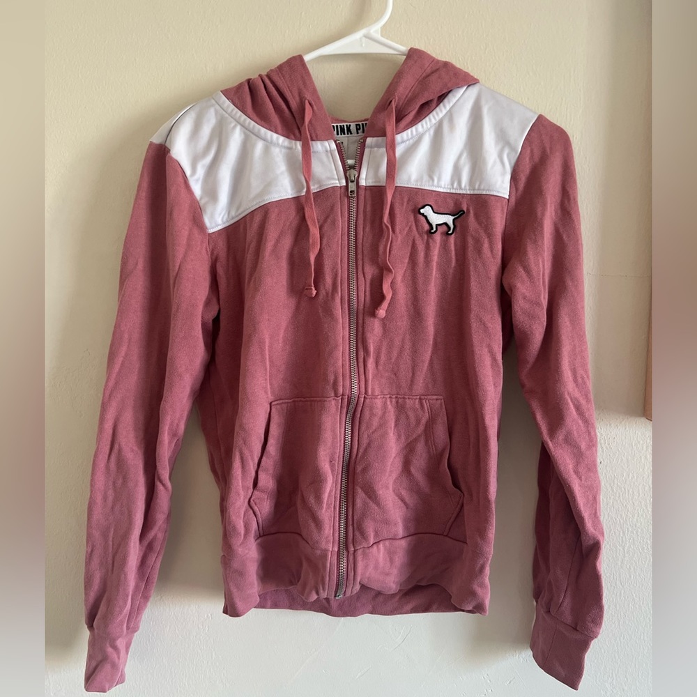 VS Pink Hawaiian Collection Zip Up Hoodie